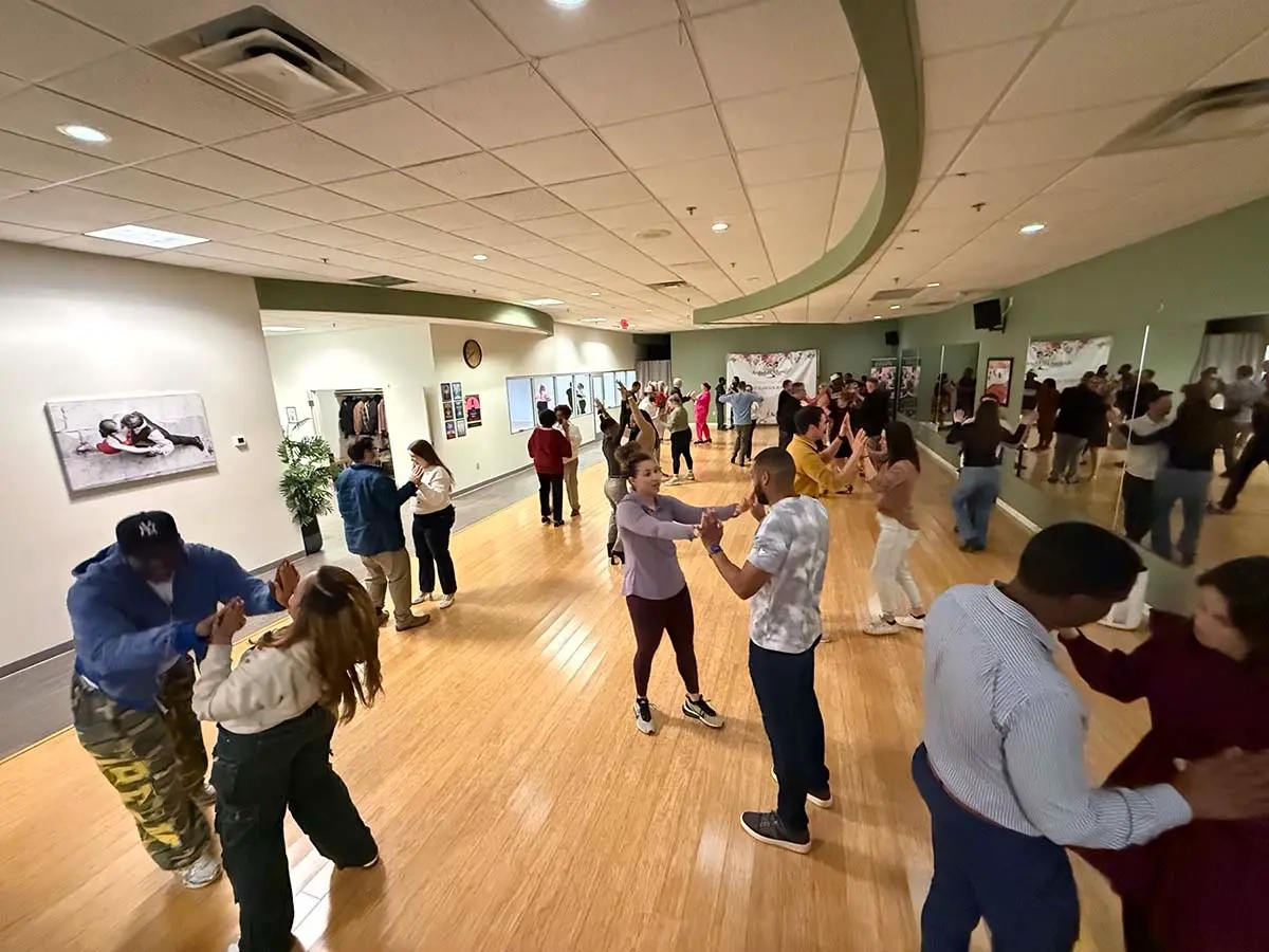 Certified Dance Instructors Teaching Couple